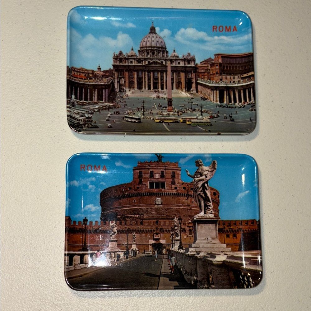 Vintage Rome Souvenir Trays